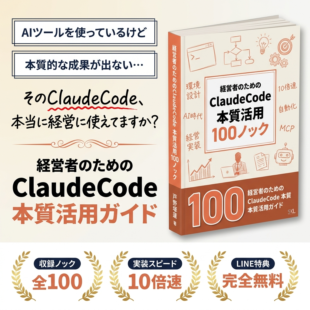 経営者のためのClaudeCode本質活用100ノック